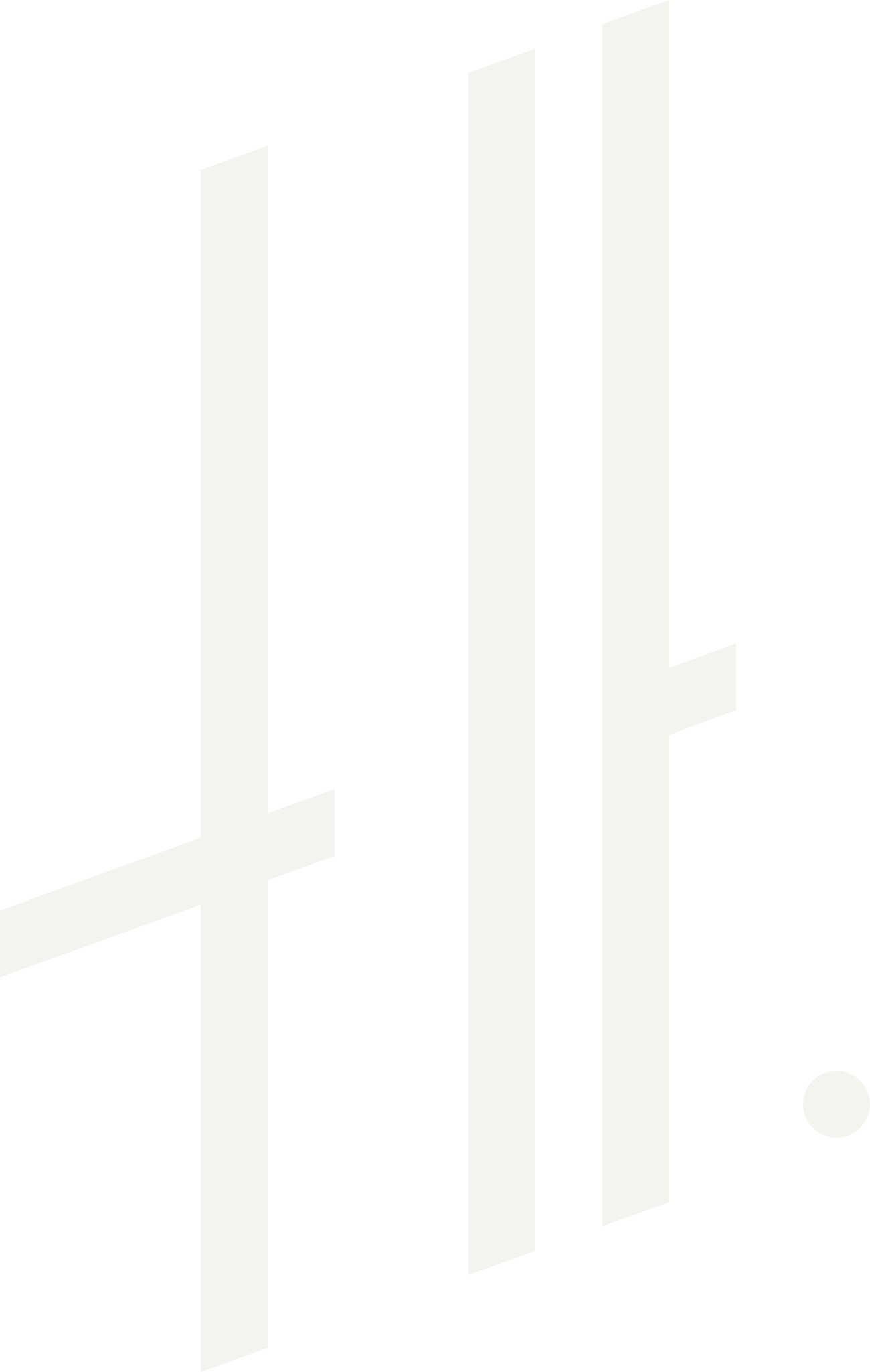 The official logo of Haidi Hildemore in its light variant.