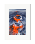 Rings of Fire - watercolour semi-abstract landscape by Haidi Hildemore. A2 limited edition print on Hahnemühle German Etching, unframed with a white border.
