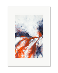 River of Death - watercolour semi-abstract landscape by Haidi Hildemore. A2 limited edition print on Hahnemühle German Etching, unframed with a white border.